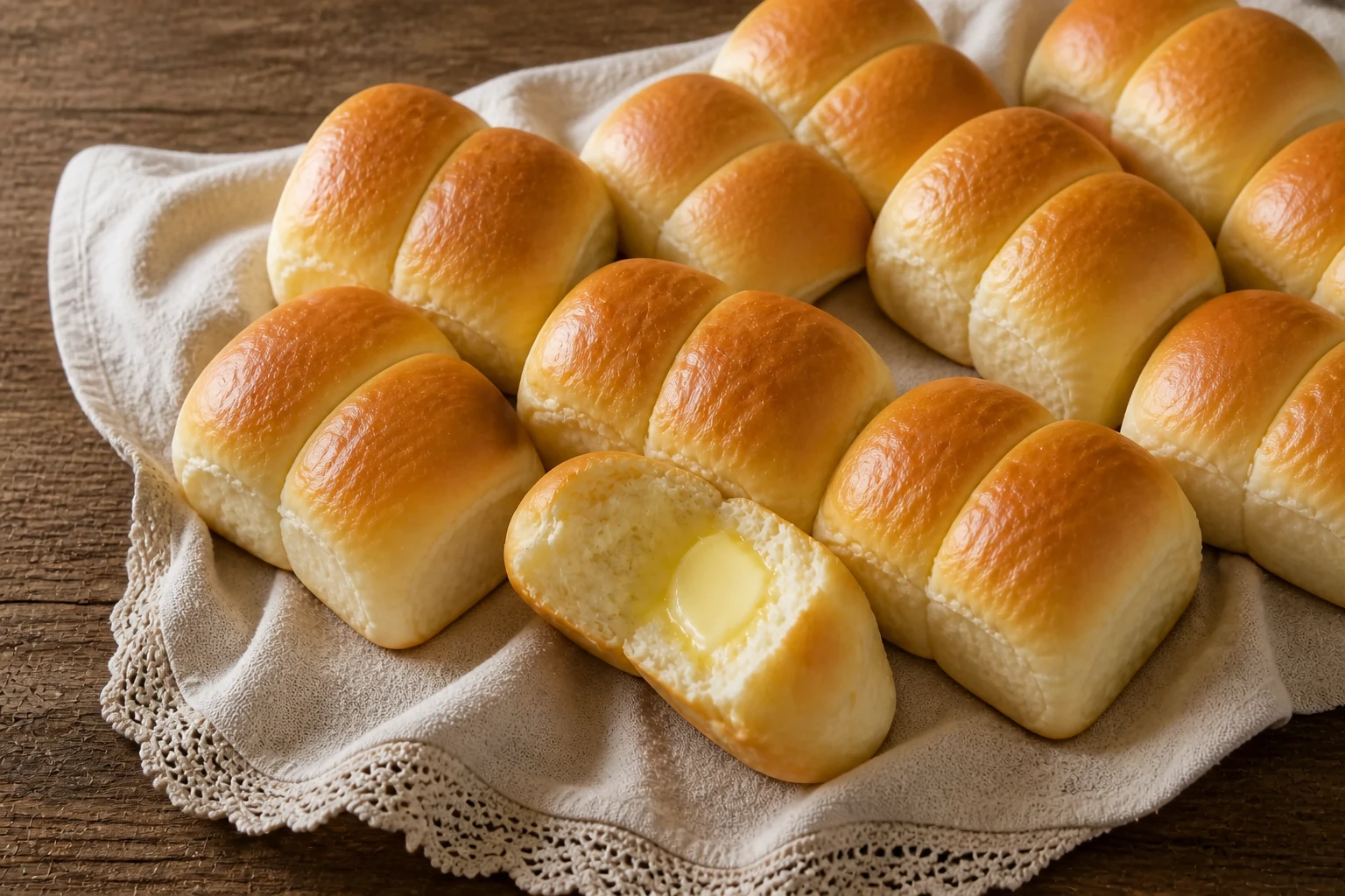 Pão doce — Pãezinhos macios