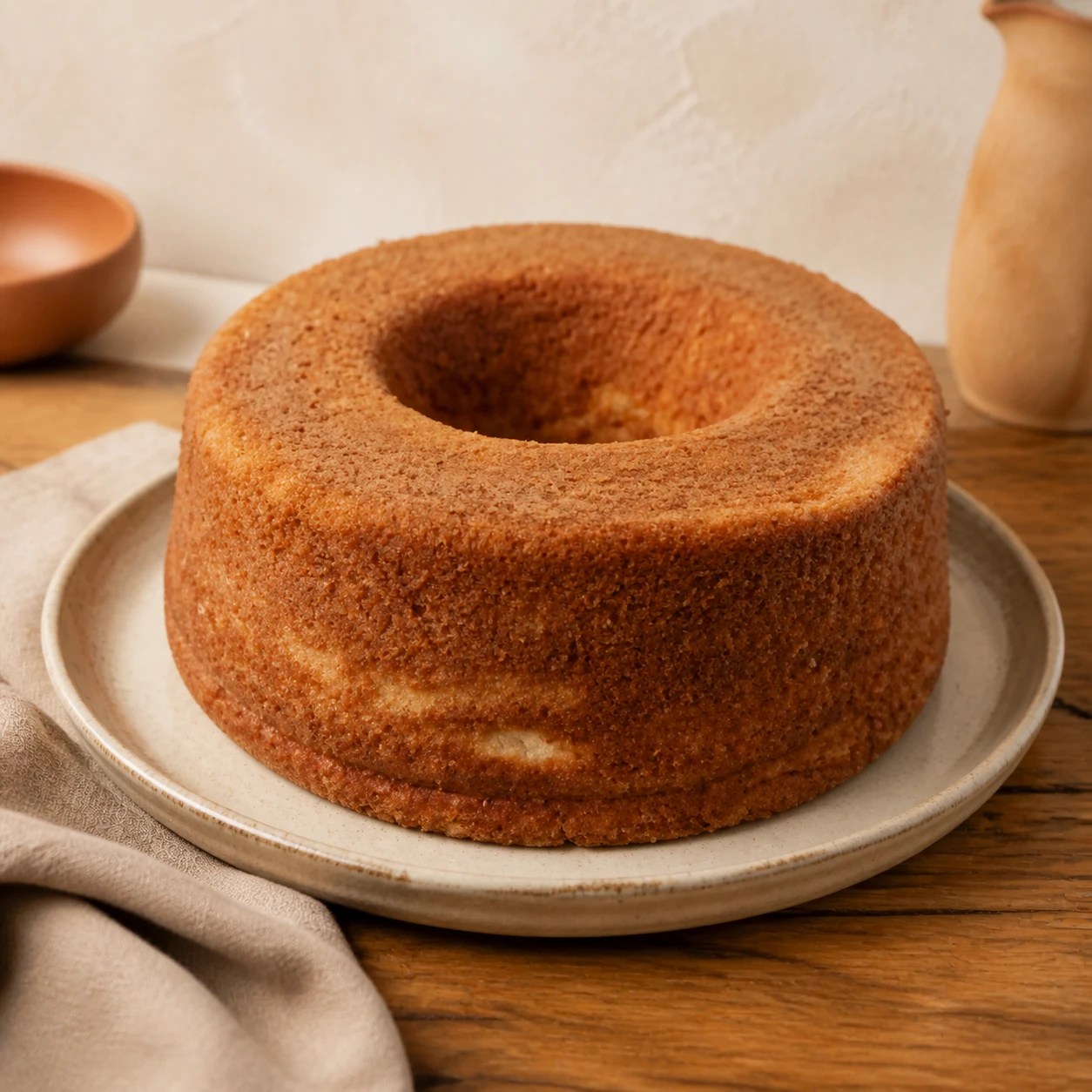 Bolo de mandioca com coco