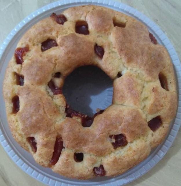 Bolo com goiabada