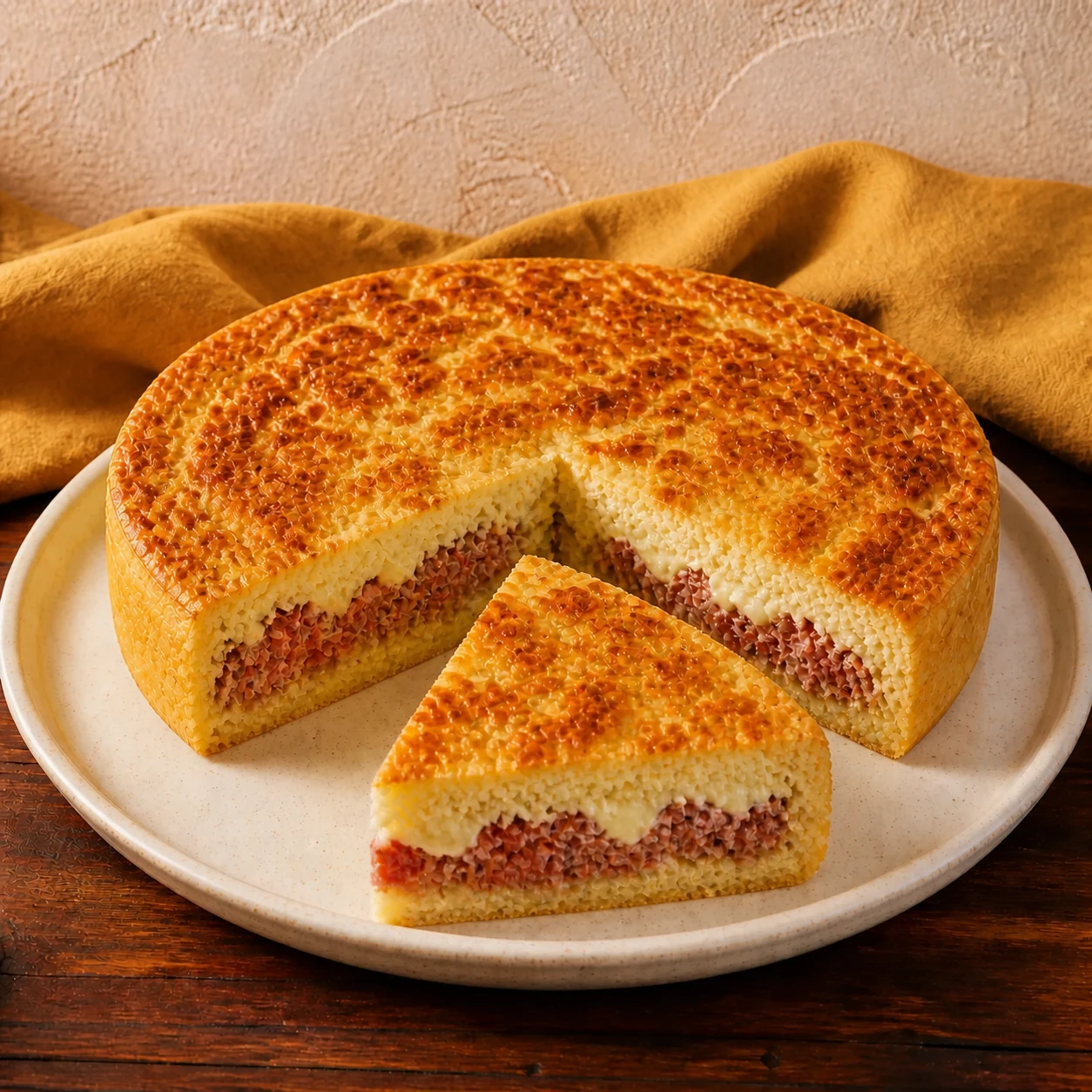 Torta de calabresa